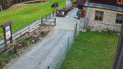 Terasa horského hotelu