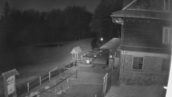 Terasa horského hotelu