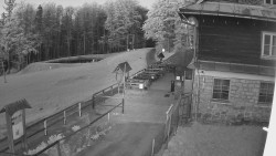 Terasa horského hotelu