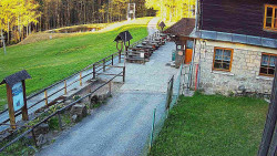 Terasa horského hotelu