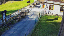 Terasa horského hotelu