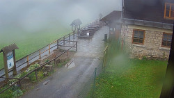 Terasa horského hotelu