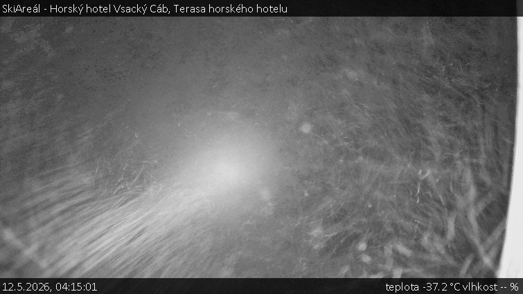 SkiAreál - Horský hotel Vsacký Cáb - Terasa horského hotelu - 12.5.2026 v 04:15