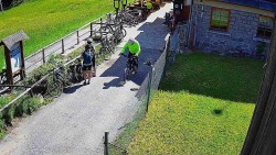 Terasa horského hotelu