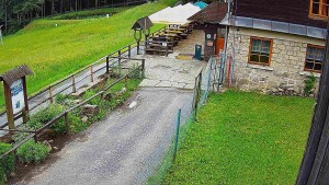 SkiAreál - Horský hotel Vsacký Cáb - Terasa horského hotelu - 12.6.2026 v 11:15 SkiAreál - Horský hotel Vsacký Cáb - Terasa horského hotelu - 12.6.2026 v 11:15