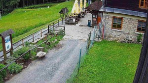 SkiAreál - Horský hotel Vsacký Cáb - Terasa horského hotelu - 12.6.2026 v 15:30 SkiAreál - Horský hotel Vsacký Cáb - Terasa horského hotelu - 12.6.2026 v 15:30