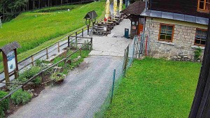 SkiAreál - Horský hotel Vsacký Cáb - Terasa horského hotelu - 12.6.2026 v 17:45