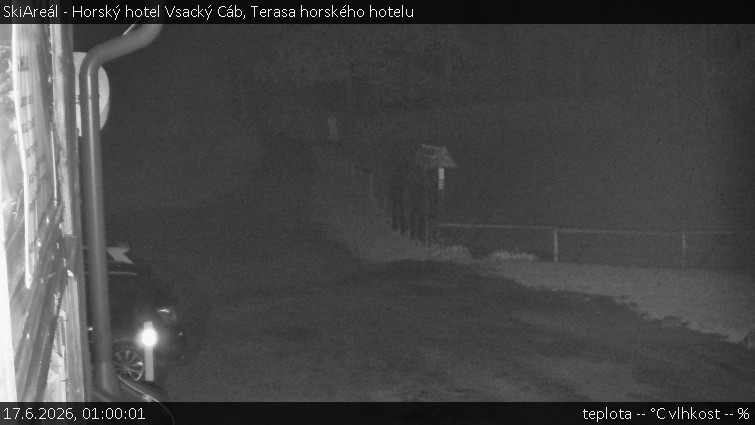 SkiAreál - Horský hotel Vsacký Cáb - Terasa horského hotelu - 17.6.2026 v 01:00