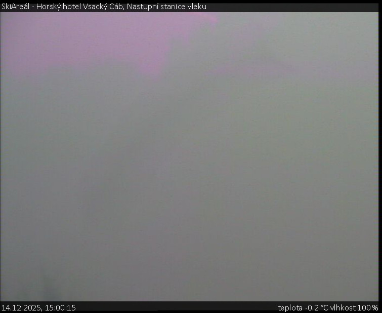 SkiAreál - Horský hotel Vsacký Cáb - Nastupní stanice vleku - 14.12.2025 v 15:00