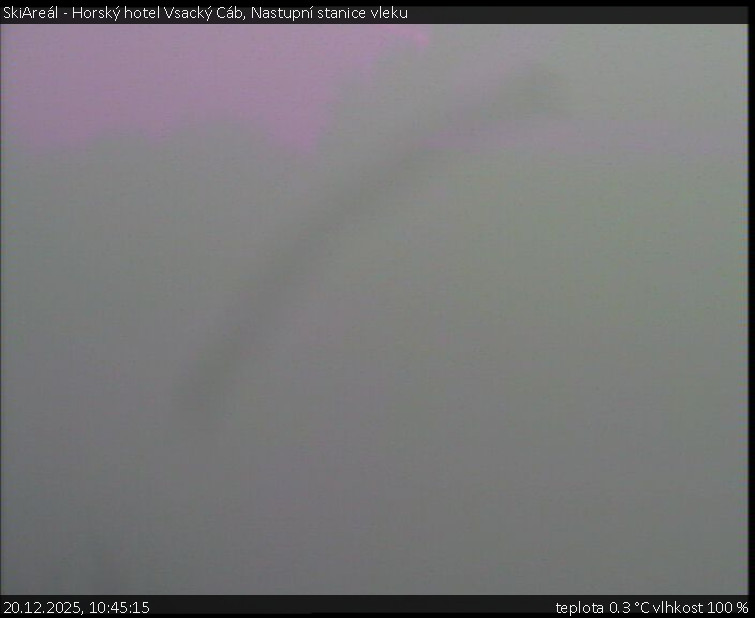 SkiAreál - Horský hotel Vsacký Cáb - Nastupní stanice vleku - 20.12.2025 v 10:45