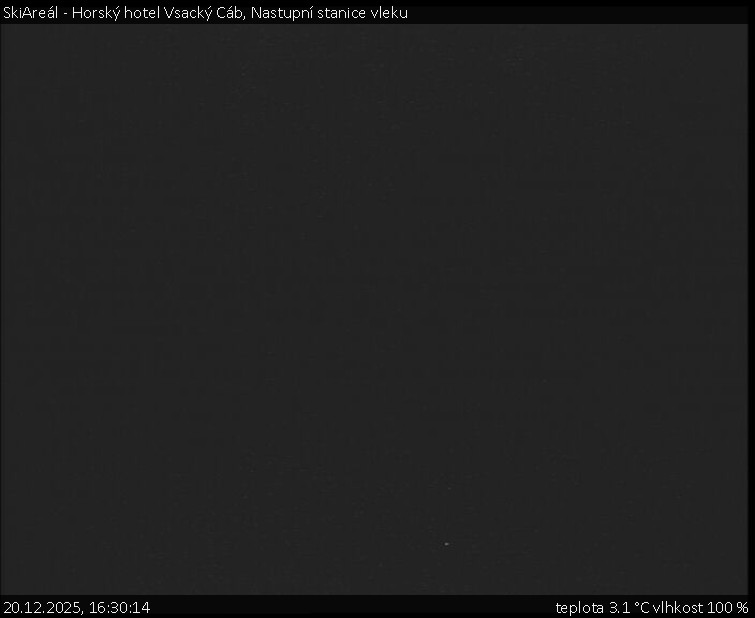 SkiAreál - Horský hotel Vsacký Cáb - Nastupní stanice vleku - 20.12.2025 v 16:30