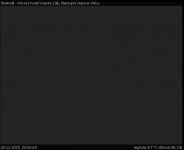 SkiAreál - Horský hotel Vsacký Cáb - Nastupní stanice vleku - 20.12.2025 v 23:00
