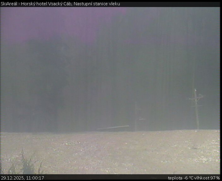 SkiAreál - Horský hotel Vsacký Cáb - Nastupní stanice vleku - 29.12.2025 v 11:00