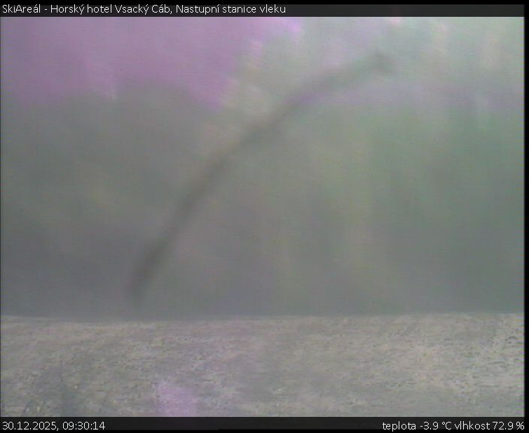 SkiAreál - Horský hotel Vsacký Cáb - Nastupní stanice vleku - 30.12.2025 v 09:30