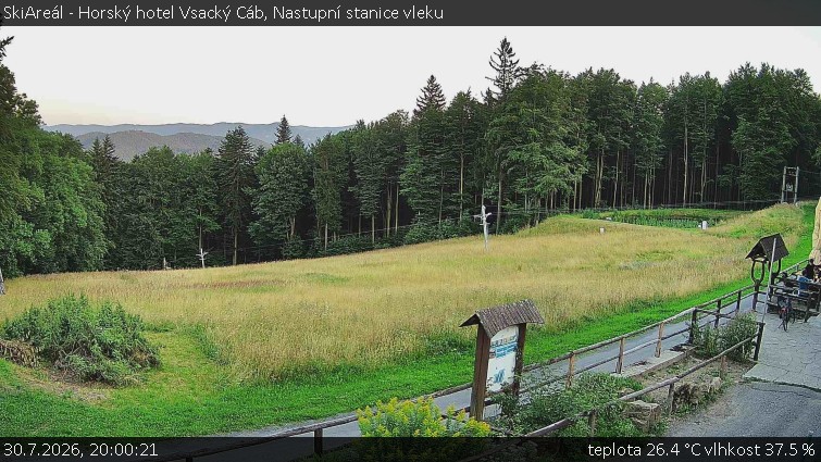 SkiAreál - Horský hotel Vsacký Cáb - Nastupní stanice vleku - 30.7.2026 v 20:00