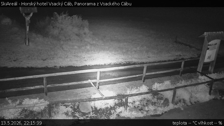 SkiAreál - Horský hotel Vsacký Cáb - Panorama z Vsackého Cábu - 13.5.2026 v 22:15