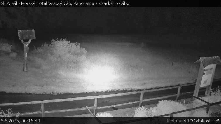SkiAreál - Horský hotel Vsacký Cáb - Panorama z Vsackého Cábu - 5.6.2026 v 00:15