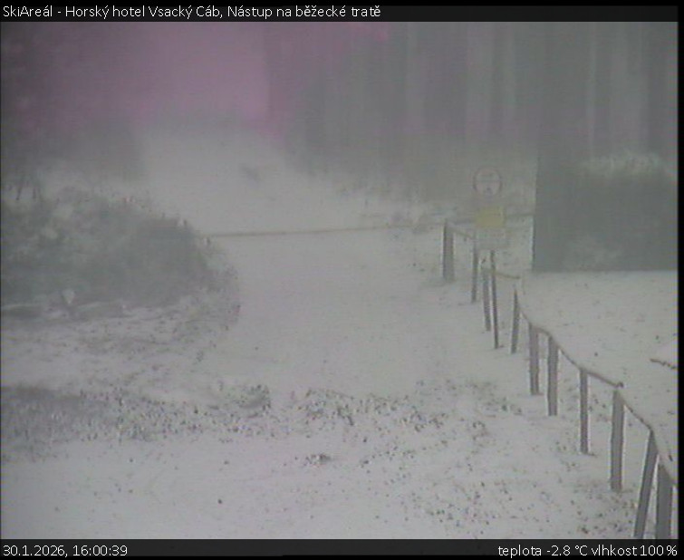 SkiAreál - Horský hotel Vsacký Cáb - Nástup na běžecké tratě - 30.1.2026 v 16:00