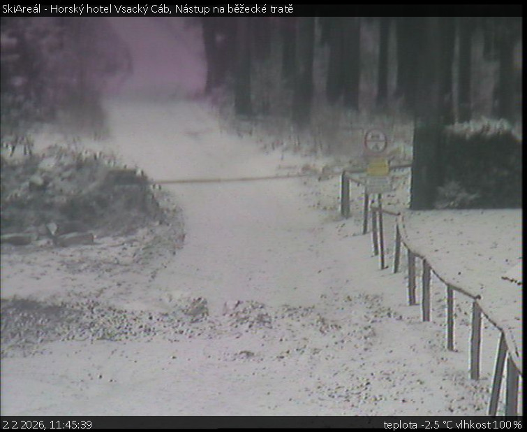 SkiAreál - Horský hotel Vsacký Cáb - Nástup na běžecké tratě - 2.2.2026 v 11:45