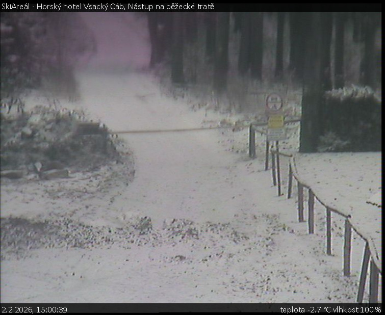SkiAreál - Horský hotel Vsacký Cáb - Nástup na běžecké tratě - 2.2.2026 v 15:00