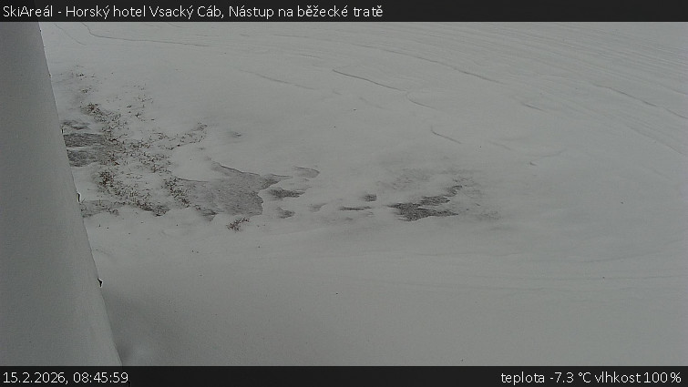 SkiAreál - Horský hotel Vsacký Cáb - Nástup na běžecké tratě - 15.2.2026 v 08:45