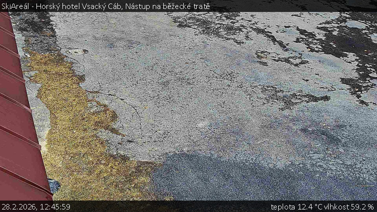 SkiAreál - Horský hotel Vsacký Cáb - Nástup na běžecké tratě - 28.2.2026 v 12:45