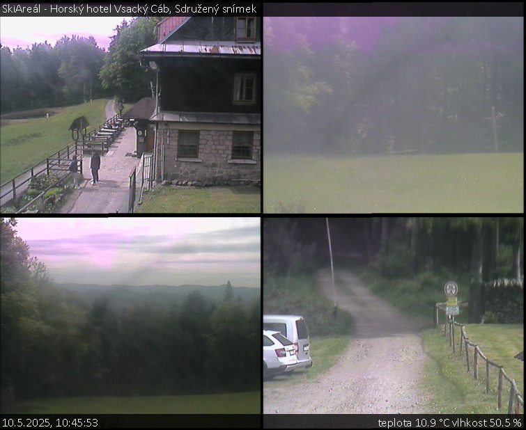 SkiAreál - Horský hotel Vsacký Cáb - Sdružený snímek - 10.5.2025 v 10:45 SkiAreál - Horský hotel Vsacký Cáb - Sdružený snímek - 10.5.2025 v 10:45