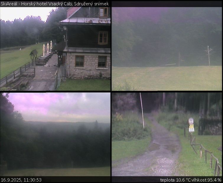 SkiAreál - Horský hotel Vsacký Cáb - Sdružený snímek - 16.9.2025 v 11:30