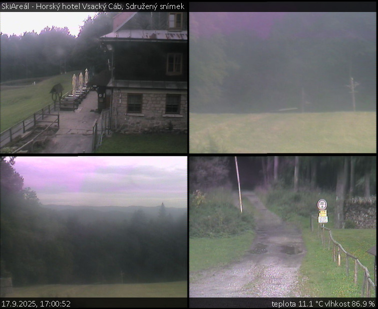 SkiAreál - Horský hotel Vsacký Cáb - Sdružený snímek - 17.9.2025 v 17:00