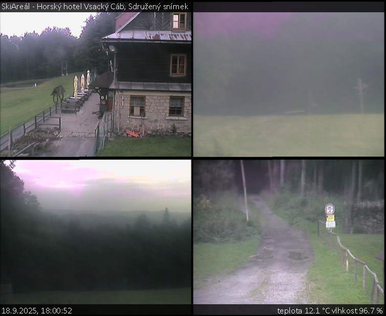 SkiAreál - Horský hotel Vsacký Cáb - Sdružený snímek - 18.9.2025 v 18:00