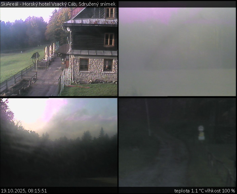 SkiAreál - Horský hotel Vsacký Cáb - Sdružený snímek - 19.10.2025 v 08:15 SkiAreál - Horský hotel Vsacký Cáb - Sdružený snímek - 19.10.2025 v 08:15