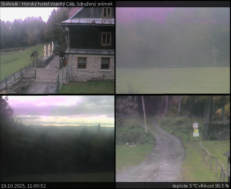 SkiAreál - Horský hotel Vsacký Cáb - Sdružený snímek - 19.10.2025 v 11:00 SkiAreál - Horský hotel Vsacký Cáb - Sdružený snímek - 19.10.2025 v 11:00