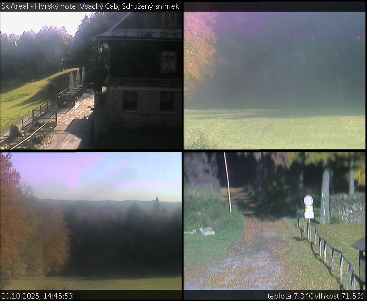 SkiAreál - Horský hotel Vsacký Cáb - Sdružený snímek - 20.10.2025 v 14:45 SkiAreál - Horský hotel Vsacký Cáb - Sdružený snímek - 20.10.2025 v 14:45