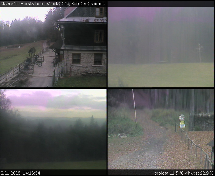SkiAreál - Horský hotel Vsacký Cáb - Sdružený snímek - 2.11.2025 v 14:15 SkiAreál - Horský hotel Vsacký Cáb - Sdružený snímek - 2.11.2025 v 14:15