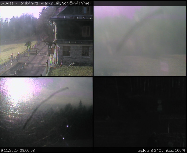 SkiAreál - Horský hotel Vsacký Cáb - Sdružený snímek - 9.11.2025 v 08:00