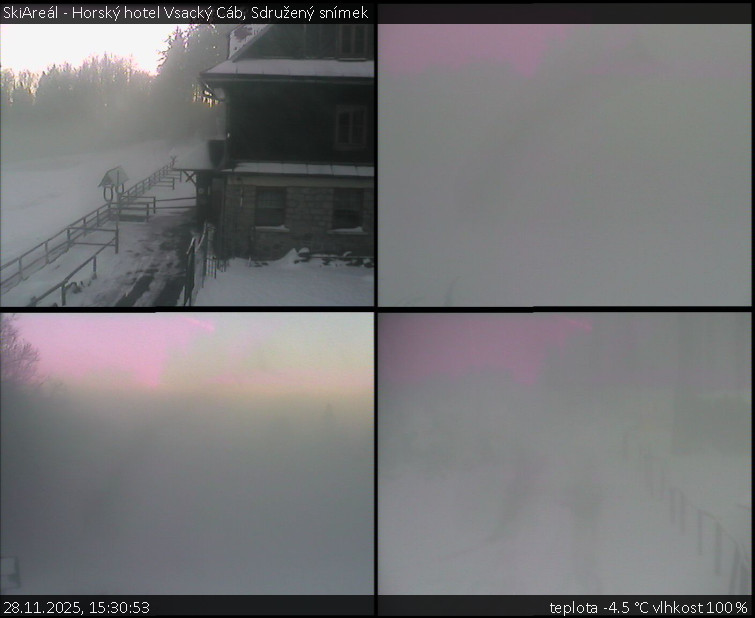 SkiAreál - Horský hotel Vsacký Cáb - Sdružený snímek - 28.11.2025 v 15:30