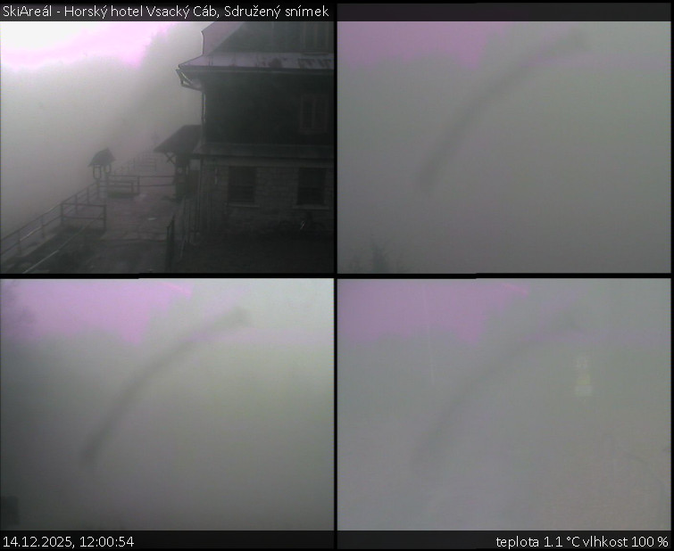 SkiAreál - Horský hotel Vsacký Cáb - Sdružený snímek - 14.12.2025 v 12:00