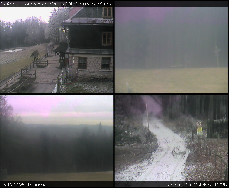 SkiAreál - Horský hotel Vsacký Cáb - Sdružený snímek - 16.12.2025 v 15:00