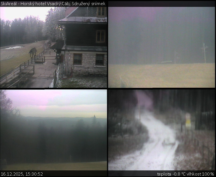 SkiAreál - Horský hotel Vsacký Cáb - Sdružený snímek - 16.12.2025 v 15:30