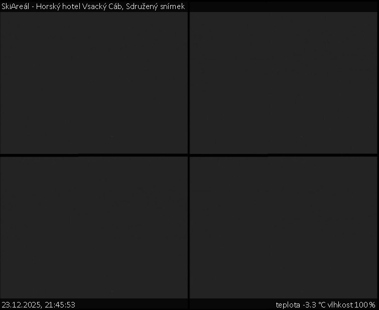 SkiAreál - Horský hotel Vsacký Cáb - Sdružený snímek - 23.12.2025 v 21:45