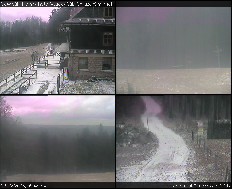 SkiAreál - Horský hotel Vsacký Cáb - Sdružený snímek - 28.12.2025 v 08:45