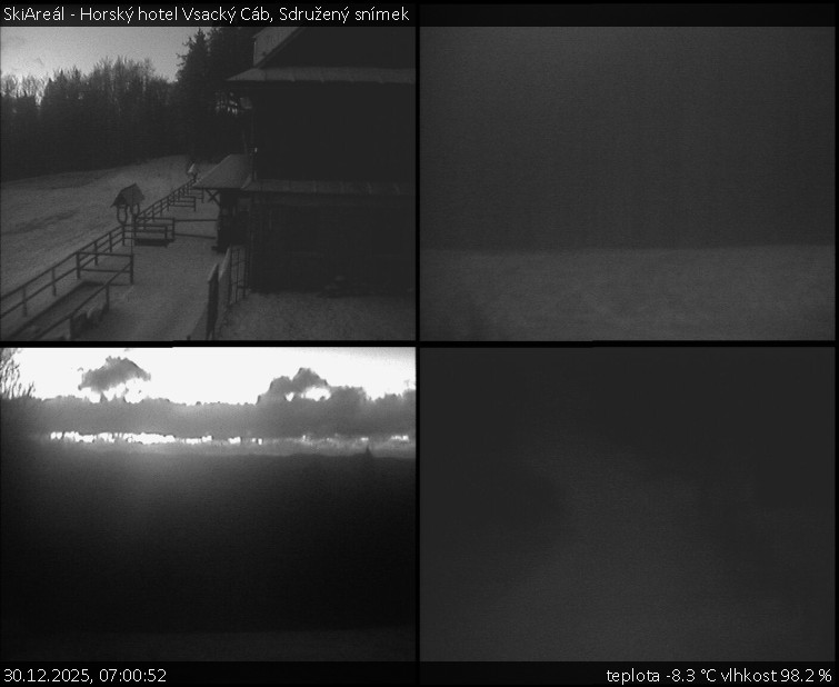 SkiAreál - Horský hotel Vsacký Cáb - Sdružený snímek - 30.12.2025 v 07:00