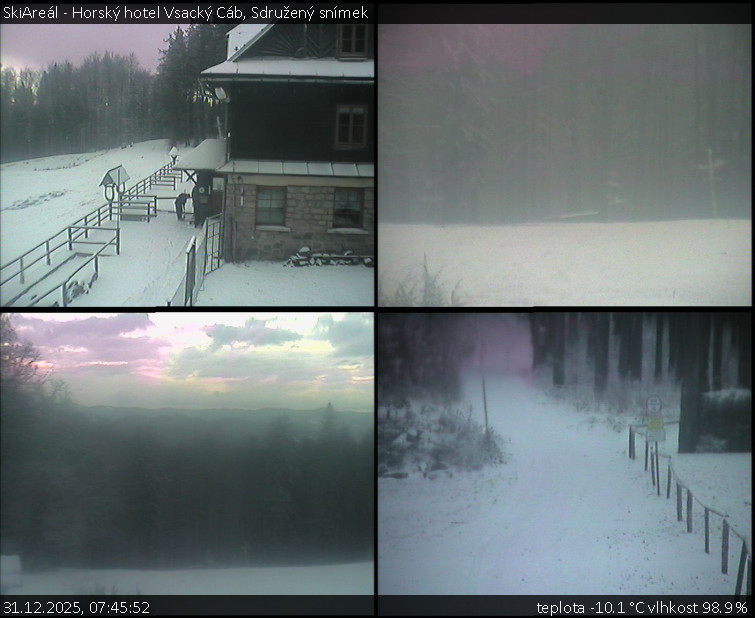 SkiAreál - Horský hotel Vsacký Cáb - Sdružený snímek - 31.12.2025 v 07:45