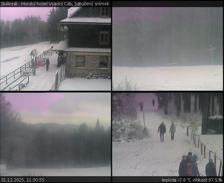 SkiAreál - Horský hotel Vsacký Cáb - Sdružený snímek - 31.12.2025 v 11:30