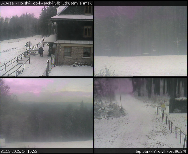 SkiAreál - Horský hotel Vsacký Cáb - Sdružený snímek - 31.12.2025 v 14:15