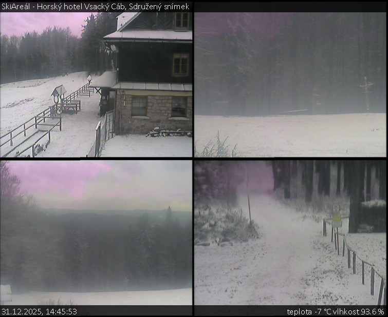 SkiAreál - Horský hotel Vsacký Cáb - Sdružený snímek - 31.12.2025 v 14:45