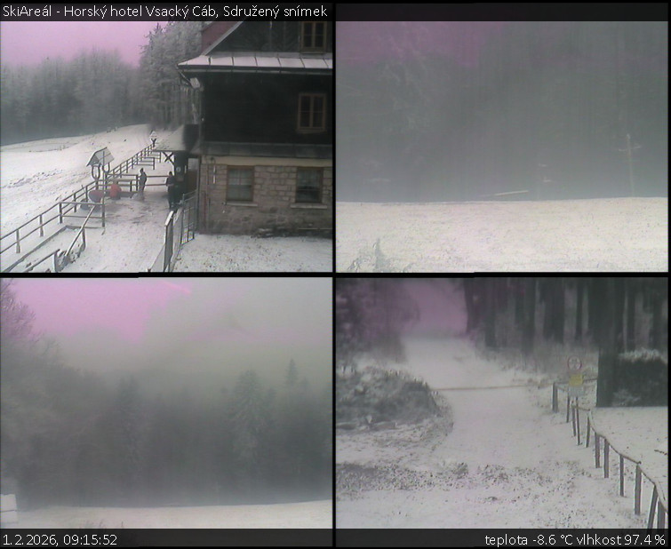 SkiAreál - Horský hotel Vsacký Cáb - Sdružený snímek - 1.2.2026 v 09:15