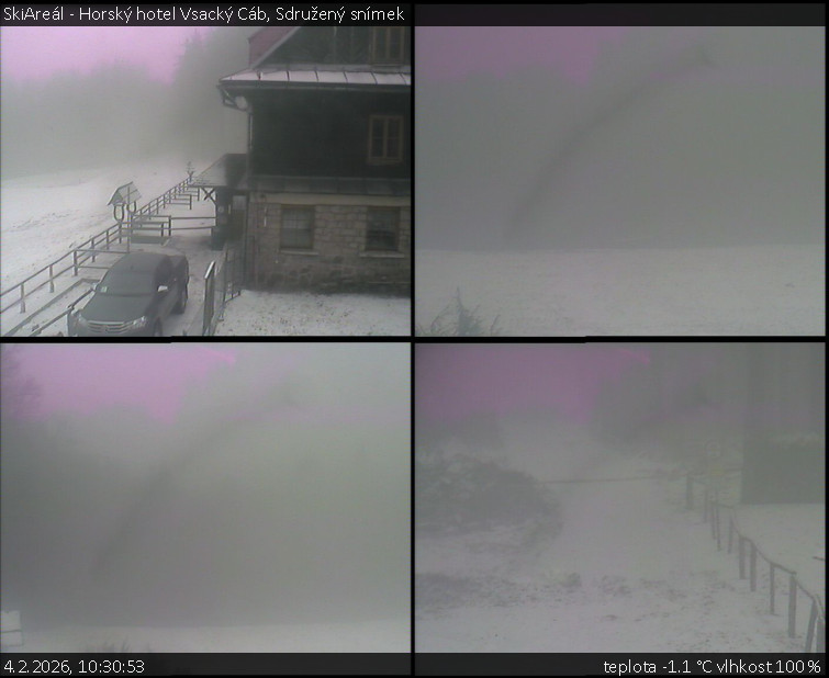 SkiAreál - Horský hotel Vsacký Cáb - Sdružený snímek - 4.2.2026 v 10:30