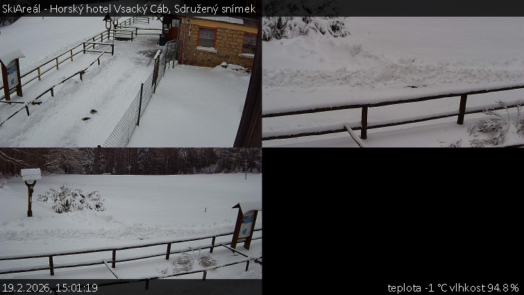 SkiAreál - Horský hotel Vsacký Cáb - Sdružený snímek - 19.2.2026 v 15:01