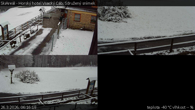 SkiAreál - Horský hotel Vsacký Cáb - Sdružený snímek - 26.3.2026 v 06:16